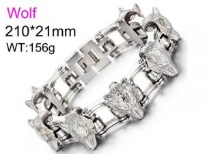 Stainless Steel Bicycle Bracelet - KB73539-BD