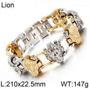 Stainless Steel Bicycle Bracelet - KB73541-BD