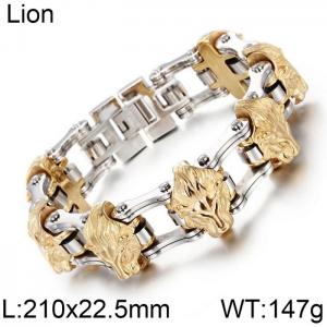 Stainless Steel Bicycle Bracelet - KB73543-BD