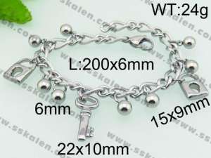 Stainless Steel Bracelet(women) - KB74555-Z