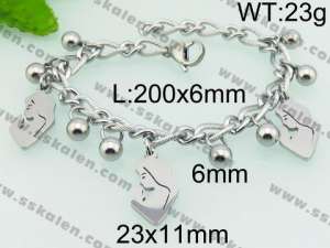 Stainless Steel Bracelet(women) - KB74557-Z