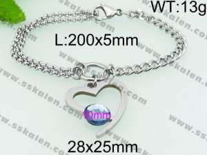 Stainless Steel Bracelet(women) - KB74669-Z