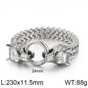 Stainless Steel Bracelet(Men) - KB74928-BD