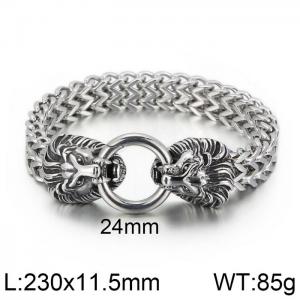 Stainless Steel Bracelet(Men) - KB74930-BD