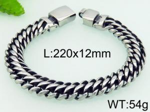 Stainless Steel Bracelet(Men) - KB74933-BD