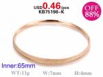 Loss Promotion Stainless Steel Bangles Weekly Special - KB75198-K