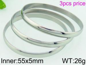 Stainless Steel Bangle - KB75518-LO