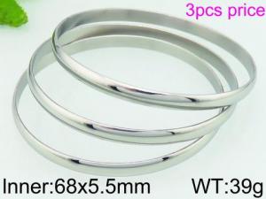 Stainless Steel Bangle - KB75520-LO