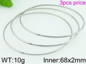 Stainless Steel Bangle - KB75521-LO