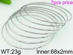 Stainless Steel Bangle - KB75522-LO