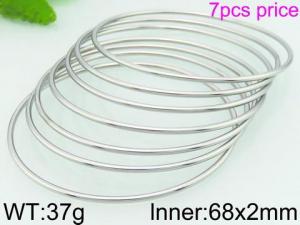 Stainless Steel Bangle - KB75552-LO