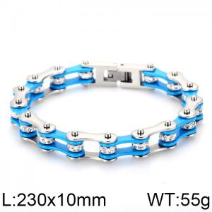 Stainless Steel Bicycle Bracelet - KB75597-BD