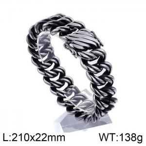 Stainless Steel Bracelet(Men) - KB76275-BD