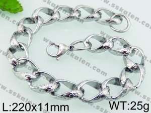 Stainless Steel Bracelet(Men) - KB76735-YJ