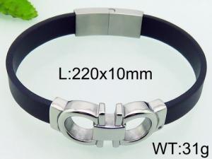 Leather Bracelet - KB76935-BD