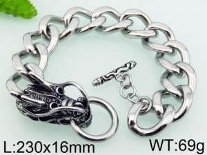 Stainless Steel Bracelet(Men) - KB76938-BD