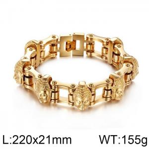 Stainless Steel Bicycle Bracelet - KB76960-BD