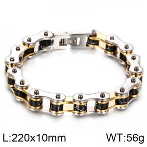 Stainless Steel Bicycle Bracelet - KB76970-BD