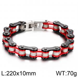 Stainless Steel Bicycle Bracelet - KB76982-BD