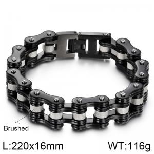 Stainless Steel Bicycle Bracelet - KB77326-BD