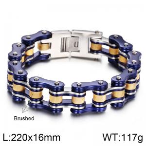 Stainless Steel Bicycle Bracelet - KB77330-BD