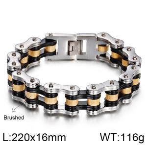 Stainless Steel Bicycle Bracelet - KB77331-BD