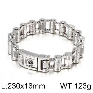 Stainless Steel Bicycle Bracelet - KB77410-BD