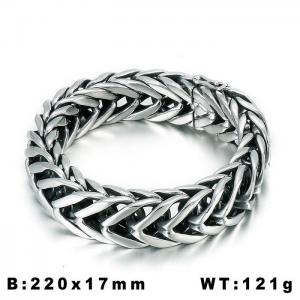 Stainless Steel Bracelet(Men) - KB77411-BD