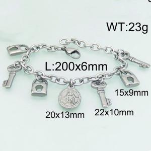 Stainless Steel Bracelet(women) - KB77442-Z