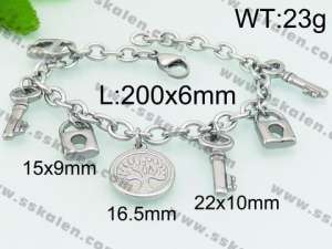 Stainless Steel Bracelet(women) - KB77443-Z