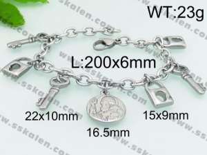 Stainless Steel Bracelet(women) - KB77444-Z