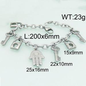 Stainless Steel Bracelet(women) - KB77445-Z