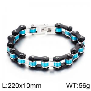 Stainless Steel Bicycle Bracelet - KB78282-BD