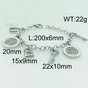 Stainless Steel Bracelet(women) - KB78554-Z