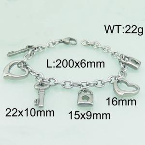 Stainless Steel Bracelet(women) - KB78557-Z