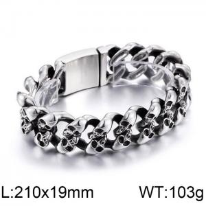 Stainless Steel Bracelet(Men) - KB79017-BD