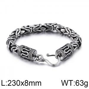 Stainless Steel Bracelet(Men) - KB79018-BD
