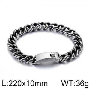 Stainless Steel Bracelet(Men) - KB79020-BD