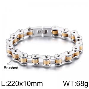 Stainless Steel Bicycle Bracelet - KB79021-BD