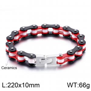 Stainless Steel Bicycle Bracelet - KB79022-BD