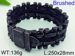 Stainless Steel Bracelet(Men) - KB79346-BD
