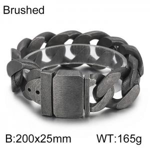 Stainless Steel Bracelet(Men) - KB79353-BD
