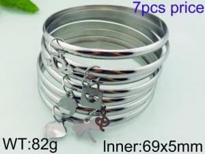 Stainless Steel Bangle - KB79562-LO