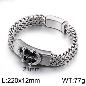 Stainless Steel Bracelet(Men) - KB79608-BD