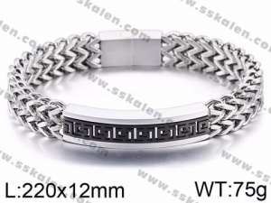 Stainless Steel Bracelet(Men) - KB80112-BD