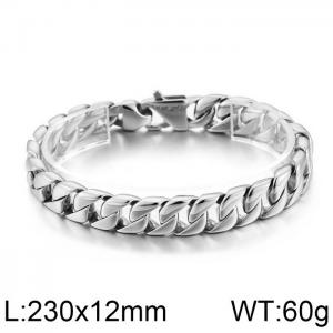 Stainless Steel Bracelet(Men) - KB80118-BD