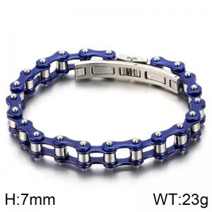 Stainless Steel Bicycle Bracelet - KB80119-BD