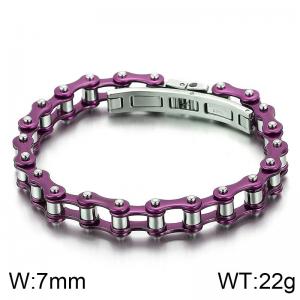 Stainless Steel Bicycle Bracelet - KB80121-BD