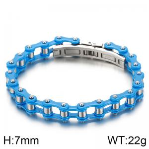 Stainless Steel Bicycle Bracelet - KB80123-BD