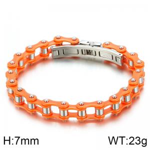 Stainless Steel Bicycle Bracelet - KB80127-BD